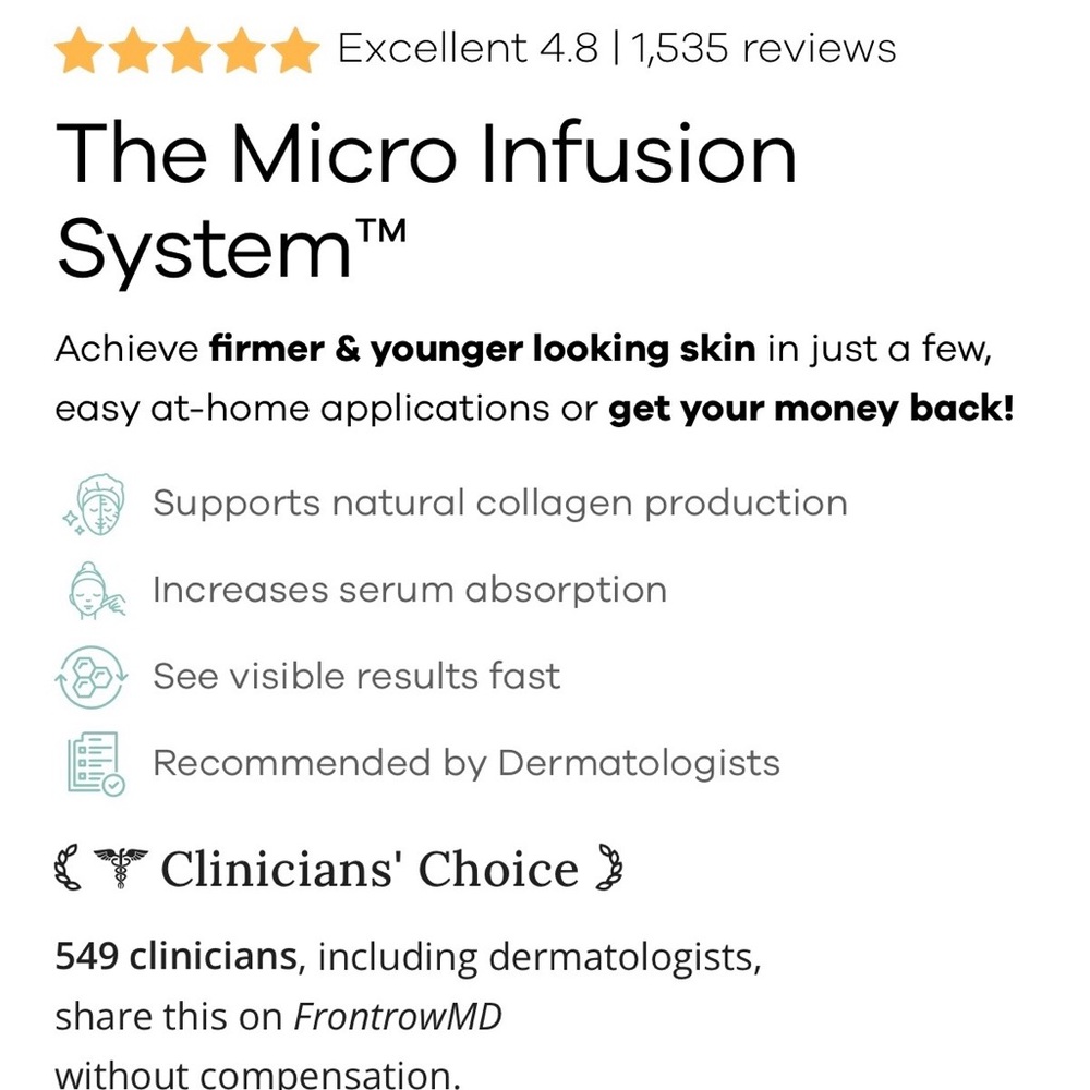 Seranova Microneedling Infusion 2 Vial TRIAL w/ instructions - Picture 6 of 7